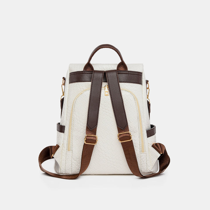 PU Leather Backpack Bag