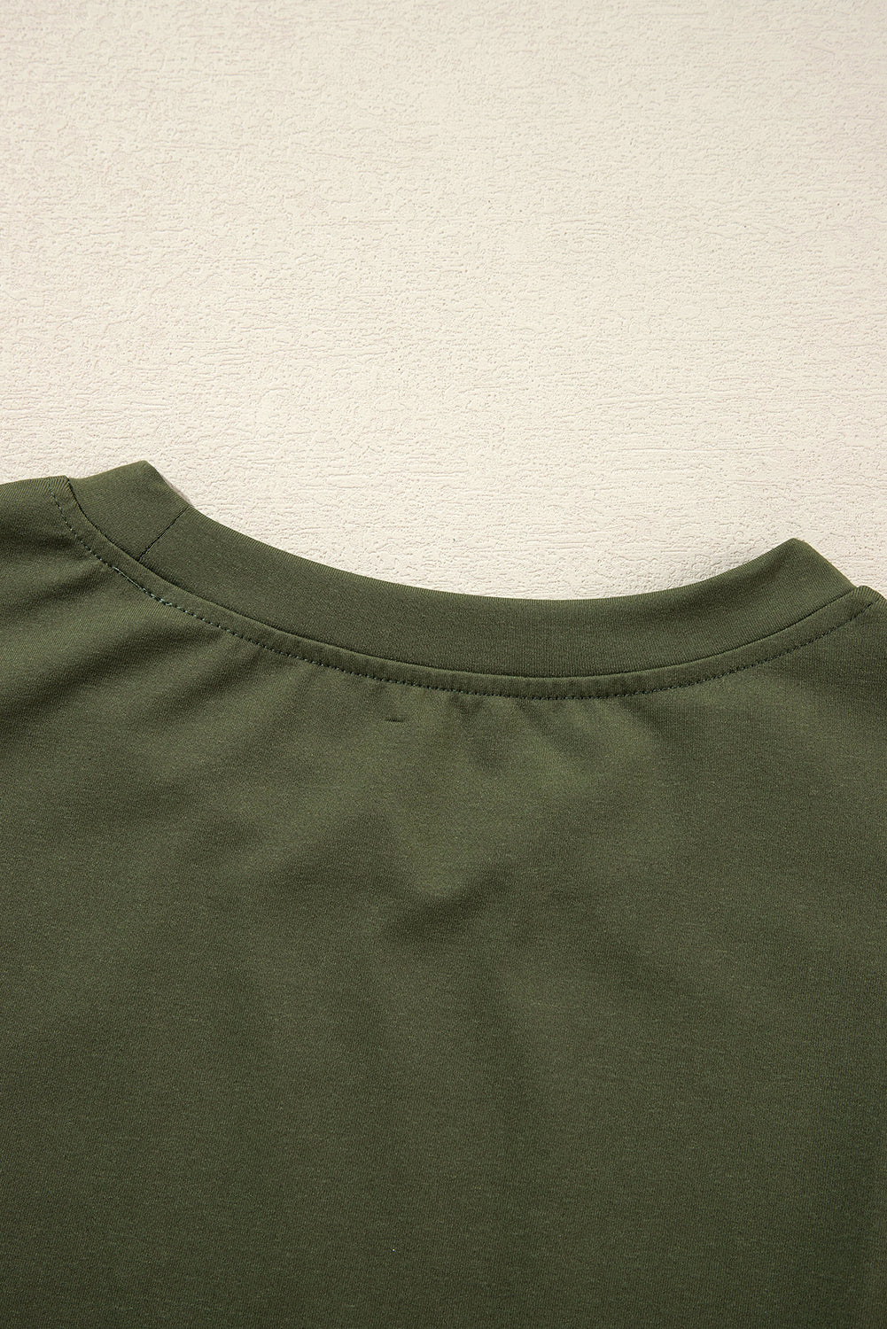 Vineyard Green Contrast Trim Tee and Shorts Set