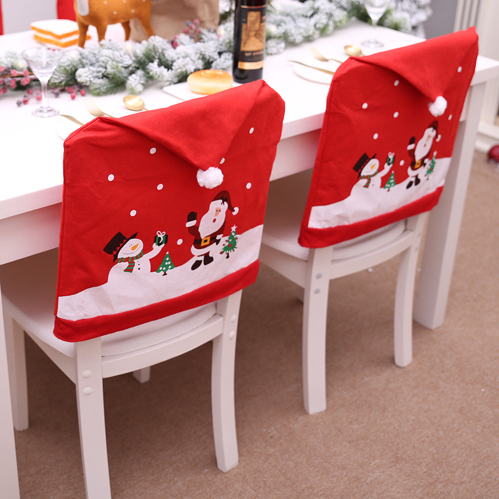 4-Pack Christmas Element Chair Cover